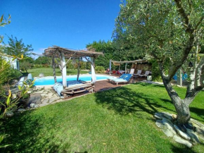 Maison climatisée en campagne, piscine, SPA, terrasses couvertes grand jardin ombragé